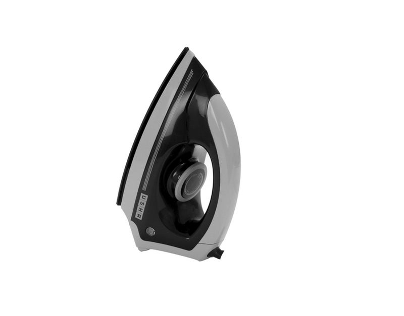 USHA EI 3302 1100 W Dry Iron with Black American Heritage Soleplate (Grey-Black) - Image 3