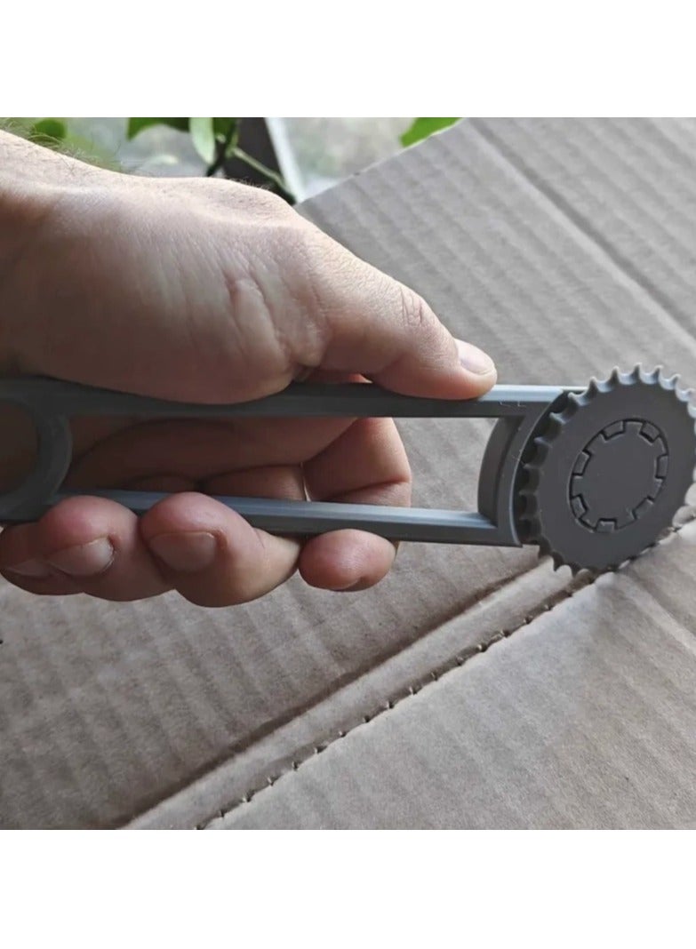 Cardboard Box Resizing Tool - Precision Punch to Reduce Shipping Box Size, 3D Printed - Set of 2 - Image 2