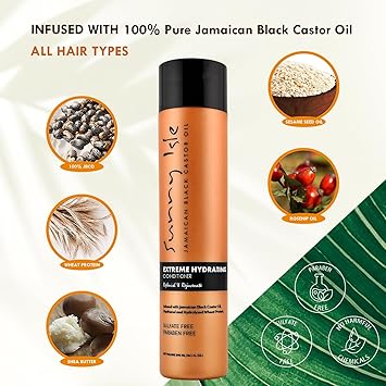 Sunny Isle Jamaican Black Castor Oil Extreme Hydrating Conditioner 300ml - Image 2