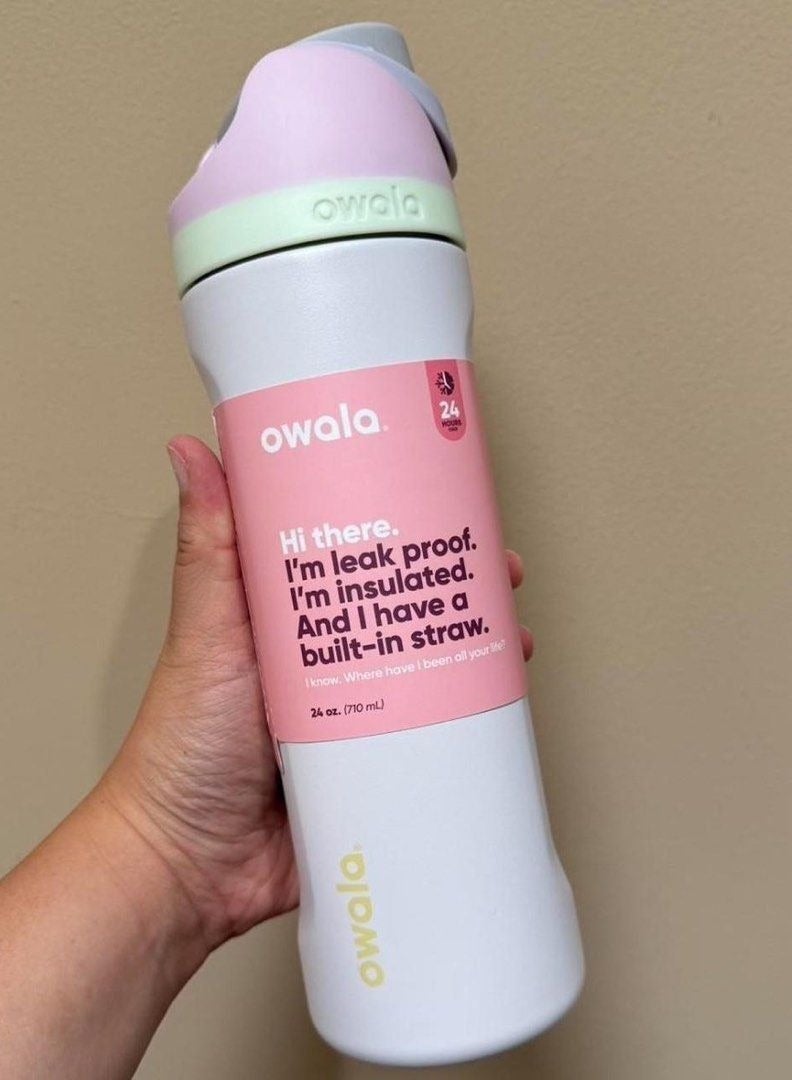 AACHEN 24 Oz. Owala FreeSip Stainless Steel Water Bottle in Candy Coated - Image 2