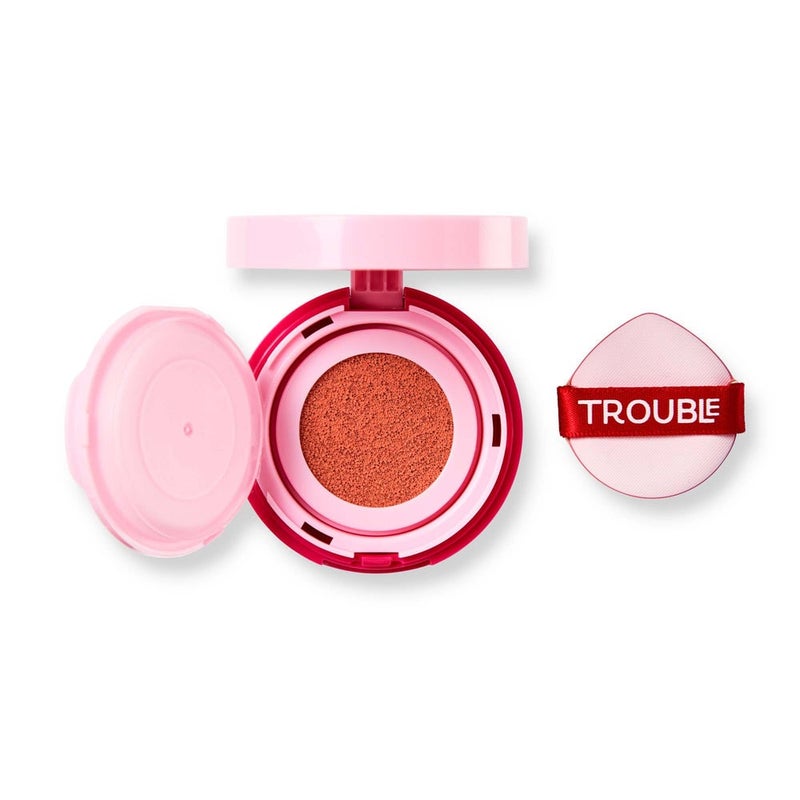 Trouble Maker Press Play Blush Cushion Double Tap Light Pink - Image 1