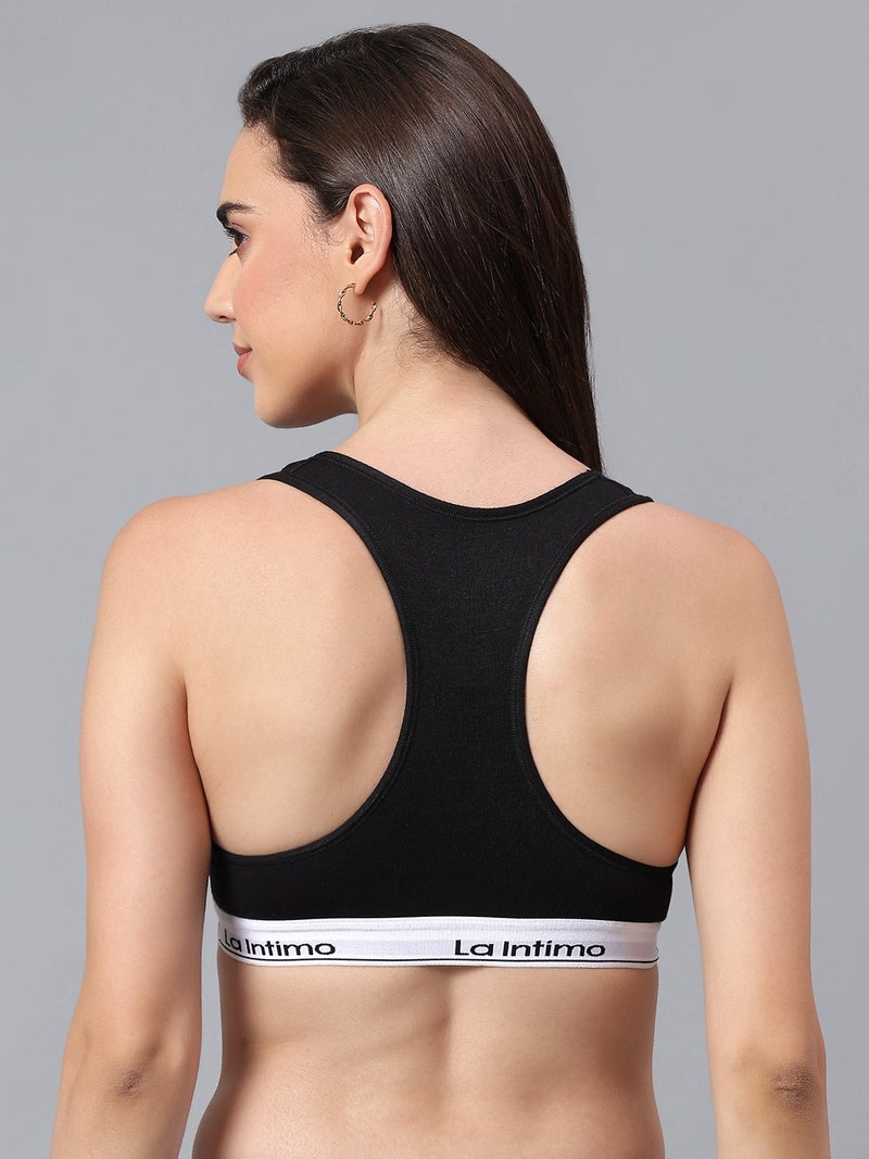 La Intimo Padded Slip On Racerback Bra - Image 2