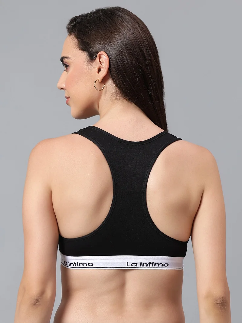 La Intimo Padded Slip On Racerback Bra