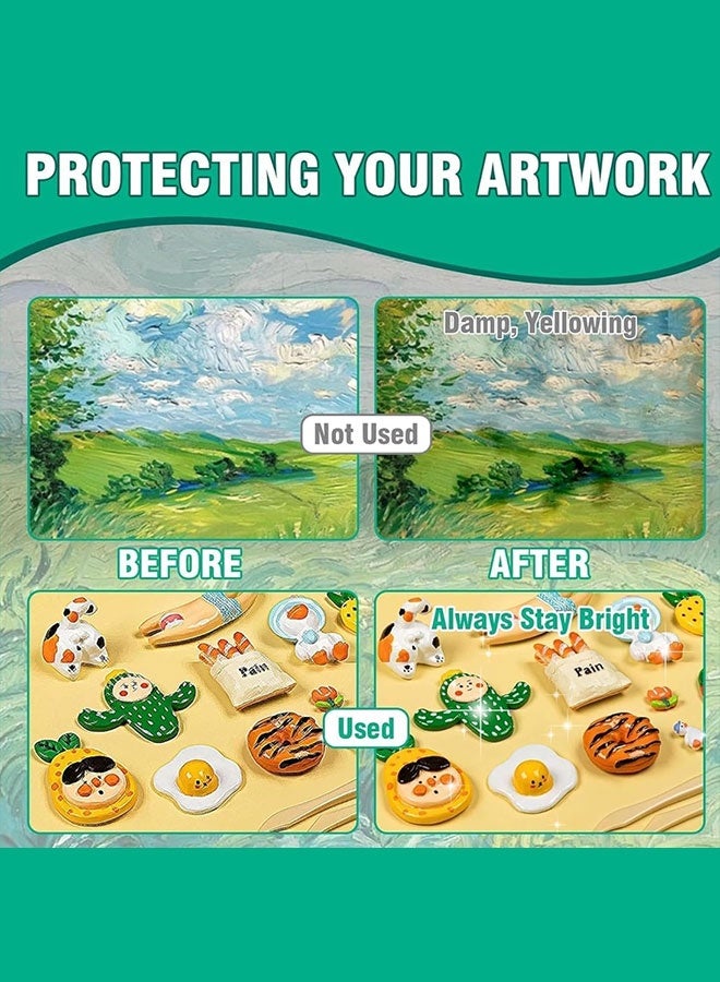 Mont Marte Clay Varnish for Air-Dry Clay, Ceramics, Wood, Oil Paintings(60ml+120ml) - Image 4