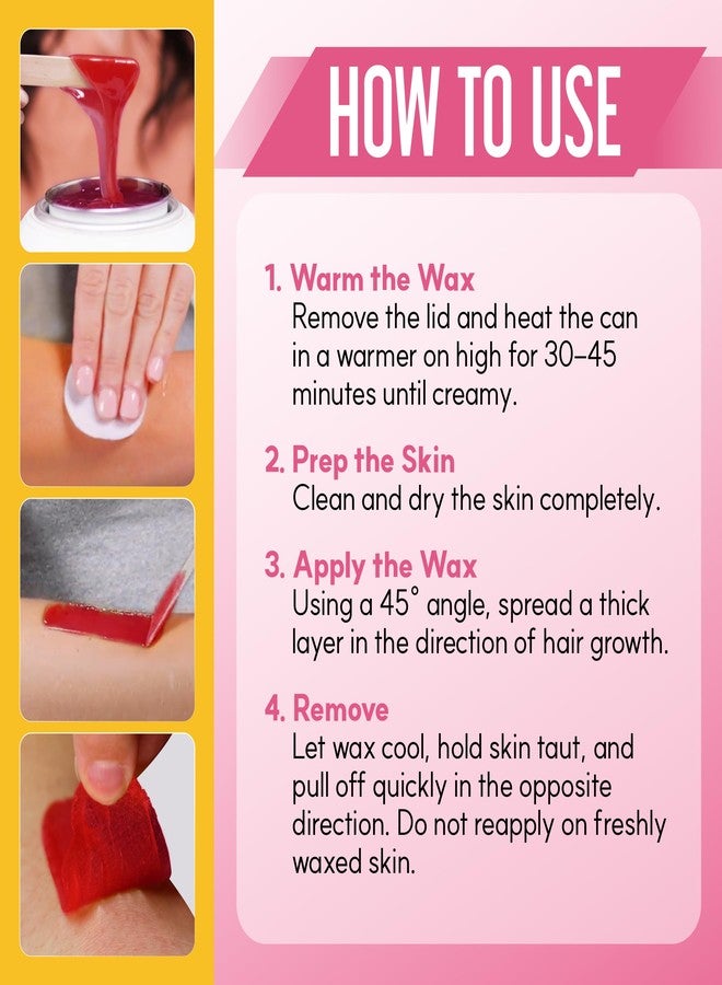 Gigi Neon Hard Wax – Dragonfruit, Stripless Wax for Hair Removal, Ideal for Sensitive Skin, 14 Oz - Image 5
