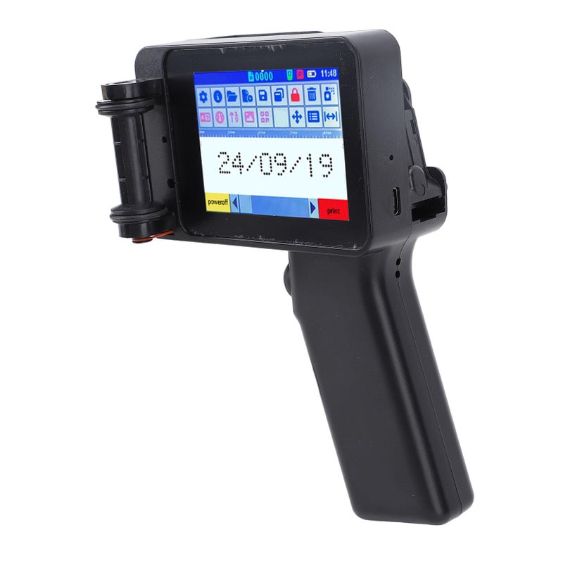 Handheld Inkjet Printer Gun Portable 4.3 Inch Touch Screen No Cartridge For Barcode QR Code - Image 4