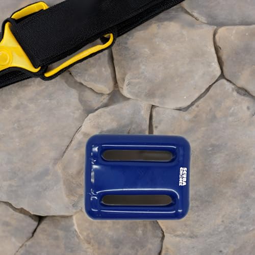 Scuba Choice Vinyl Coated Diving Weights – 2.3 lbs (1.04 kg) Compact & Durable Dive Weight for Buoyancy Control Fits Standard Belt Webbing, Corrosion-Resistant – Blue - Image 5