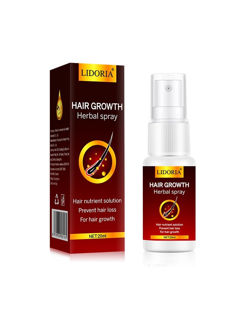 LIDORIA Hair Growth Ginger Spray,  Instant Hair Stimulating Pure Herbal Spray, Ginger Regrowth Nourishing Ginger Spray, Hair Growth Serum For Hair Loss And Hair Regrowth - Image 4