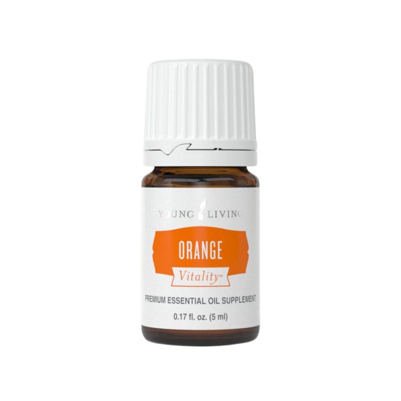 Young Living Vitality Orange Essential Oil 5ml Bottle - Zesty and Refreshing Citrus Flavor - 100% Pure and Natural - Cold-Pressed and Fresh - 100% Pure and Therapeutic Grade