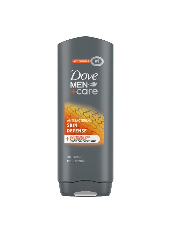 Dove Men Care Antibacterial Skin Defense Body Wash 532ML Body Face Wash