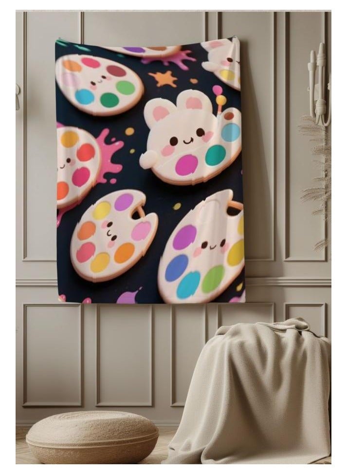 عام بطانية رقيقة من الفانيلا (دافئة ومريحة، ومناسبة للنوم واستخدام الألعاب وإزالة الغبار ومقاومة للرمل) 150 سم * 200 سم - 604 - Image 3