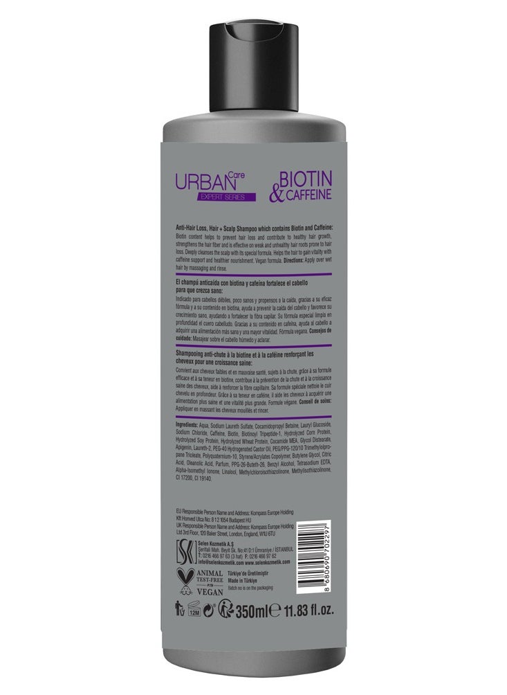 Urban Care Urban Care Expert Biotin & Caffein Hair + Scalp Shampoo  - Image 3