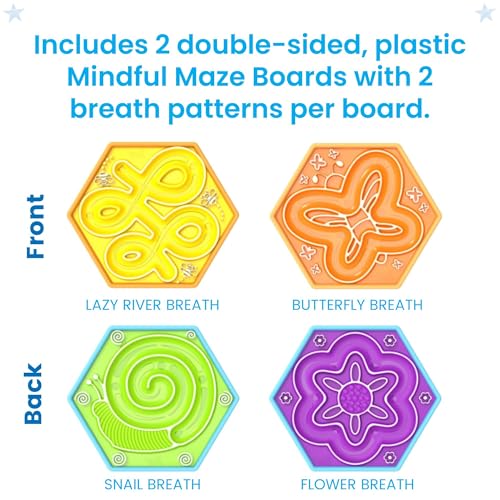 hand2mind Mindful Maze Garden Pack, Tactile Sensory Toys for Toddlers, Calm Down Corner Supplies, Mindfulness for Kids, Occupational Therapy Toys, Quiet Fidgets for Classroom, for Kids - Image 2