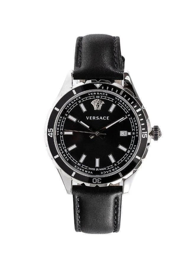 VERSACE Hellenyium Gent 3 Black Dial Watch