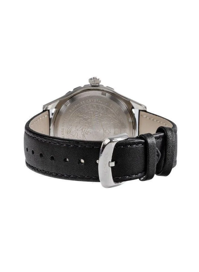 VERSACE Hellenyium Gent 3 Black Dial Watch