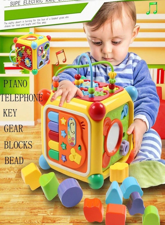 KITMEER Musical Activity Cube Play Center Educational Goodway Toys for Kids - Image 2