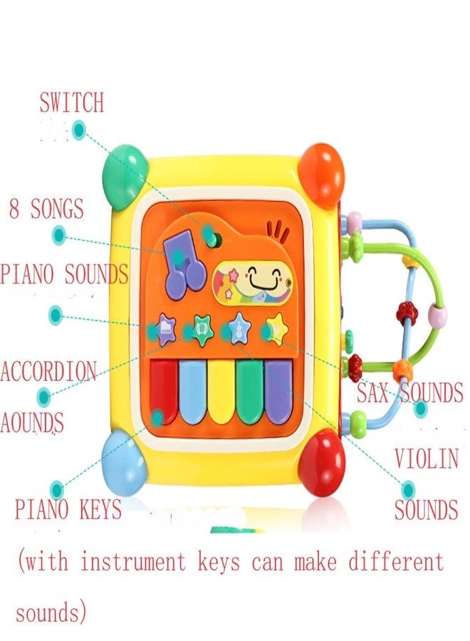 KITMEER Musical Activity Cube Play Center Educational Goodway Toys for Kids - Image 3