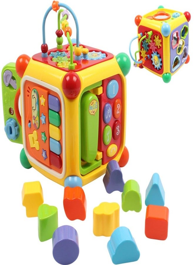 KITMEER Musical Activity Cube Play Center Educational Goodway Toys for Kids - Image 1