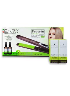 Professional hair straightener For Very Curly Or Frizzy Hair , With 2 Oil Treatment - Heating at 985F Per Minute - pzsku/ZE2FB24E6378D5FC98A55Z/45/_/1707838261/de7a4474-cf63-4751-aa35-78b8a0335f3b