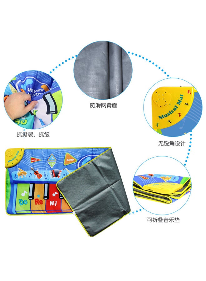 Coolplay Cm Children's Educational Multi-functional Music Blanket Children's Foot Crawling Music Toy Blanket - Image 2