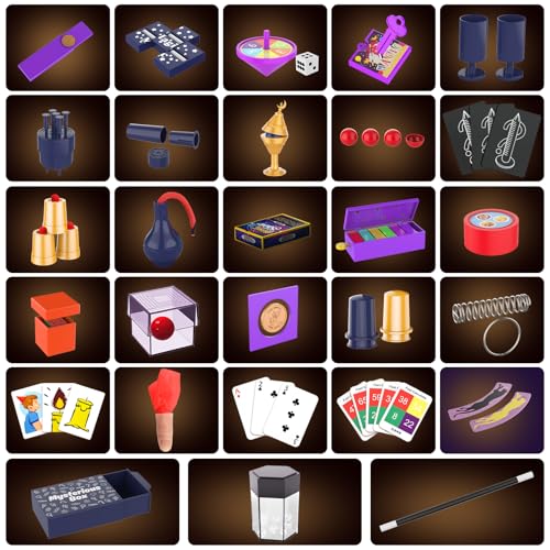 Nicella Magic Kit 300 Magic Tricks for Kids Age 68 810 1012 Magic Set Magician Toy with Video Instructions for Kid Beginners Christmas Halloween Birthday Gifts Toys for Boys Girls Kids - Image 5