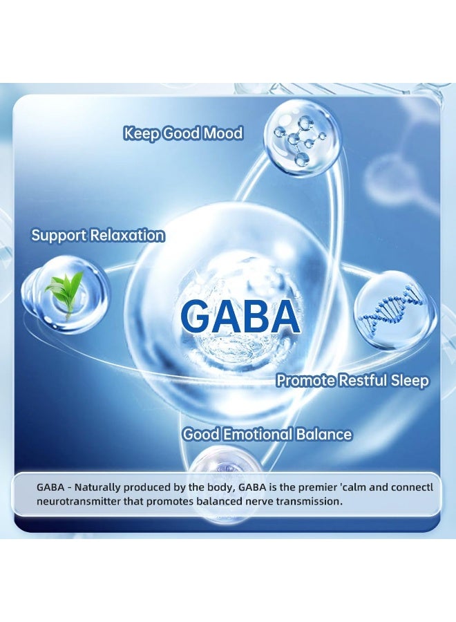 Oppuland GABA & L-Theanine - Promotes Relaxation | Nervous System Support | Mood Support -60 Veggie Capsules - Image 5