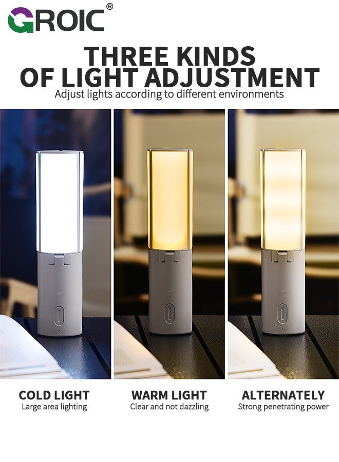 GROIC Camping Lantern Rechargeable, LED Lanterns for Power Outages with 2400mAh Power Bank, 720LM Hanging Camping Light for Tent, Camping Essentials, Flashlight Lanterns for Hurricane, Emergency - Image 4