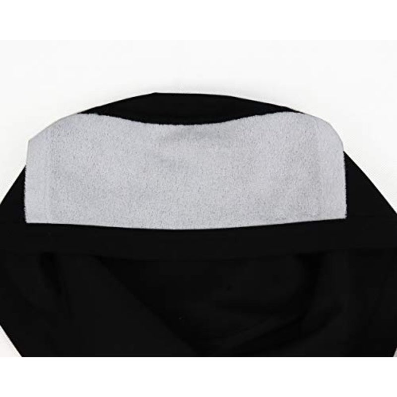 Unisex Adjustable Scrub Cap for Healthcare Settings, Cotton Blend with Black Color and Moisture-Wicking Sweatband - Image 5