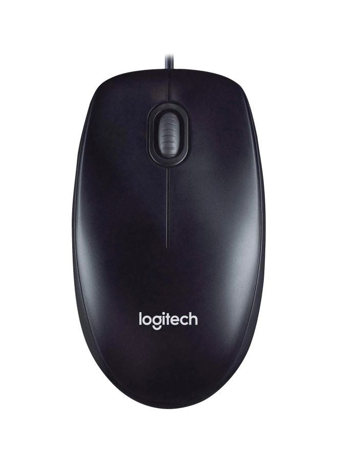 Logitech M90 Optical Mouse Dark Grey - Image 1