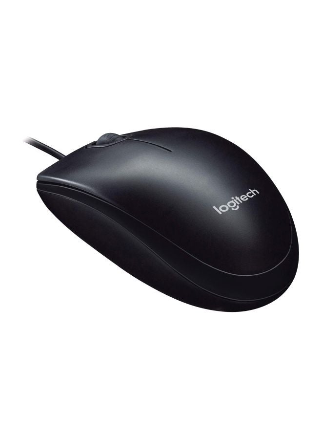 Logitech M90 Optical Mouse Dark Grey - Image 2