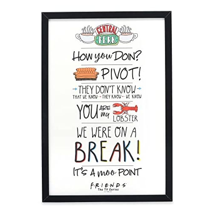 FRIENDS QUOTES WOOD WALL DECOR FROM THE HIT TV SHOW FRIENDS PERFECT FOR YOUR LIVING ROOM BEDROOM OR OFFICE