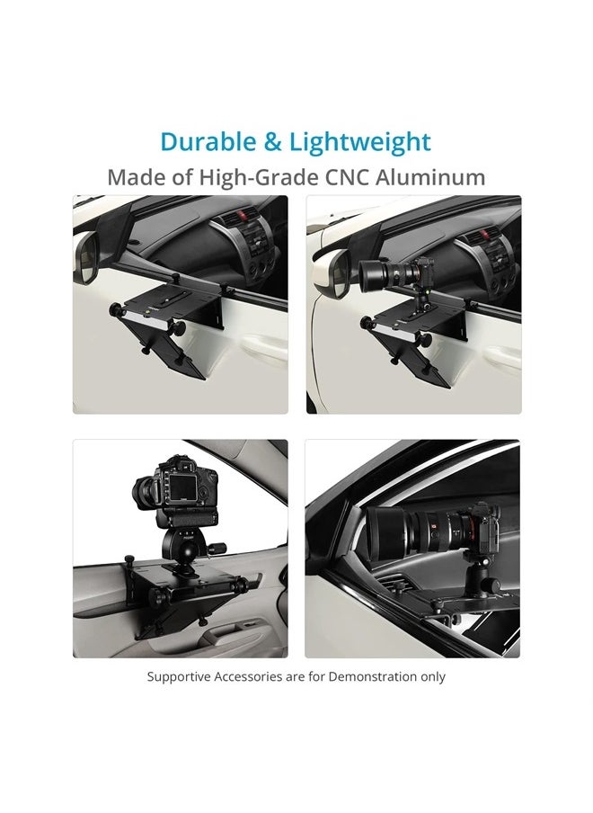 PROAIM - Keen-Eye Car Door Camera Lens Support Mount for Wildlife Photographers | for Long Lens Photography & DSLR Camera with 400mm-600mm Lenses | Offers Payload up to 10kg / 22lb (CM-KNEY-01) - Image 1