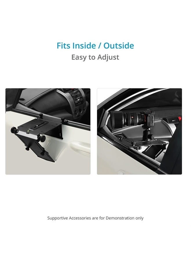 PROAIM - Keen-Eye Car Door Camera Lens Support Mount for Wildlife Photographers | for Long Lens Photography & DSLR Camera with 400mm-600mm Lenses | Offers Payload up to 10kg / 22lb (CM-KNEY-01) - Image 1