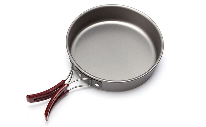 AIROKA Aluminum alloy Non-Stick Medium Frying Pan with Folding Handle for Outdoor Camping Picnic Hiking - Image 1