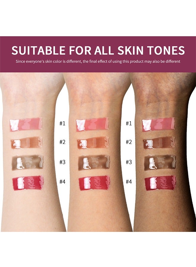 lakerain Peptide Lip Tint ,2 in 1 Lip Gloss and Lip Treatment Plumper and Softer Lips Restore Replenish Dry Lips Lip Color Lipstick Lip Gloss Hydrating Moisturizing Lip Gloss 10ml #02 Rose Gray - Image 4
