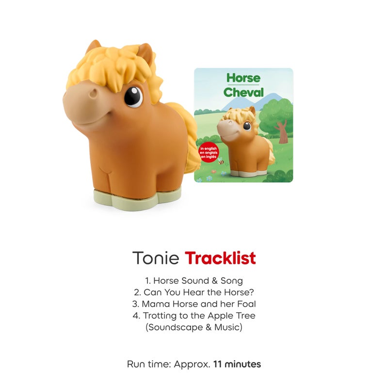 Tonies طقم مزرعتي الأول من تونيس - تمثال صوتي ناعم وقابل للضغط للبقرة والخنزير والحصان - Image 5