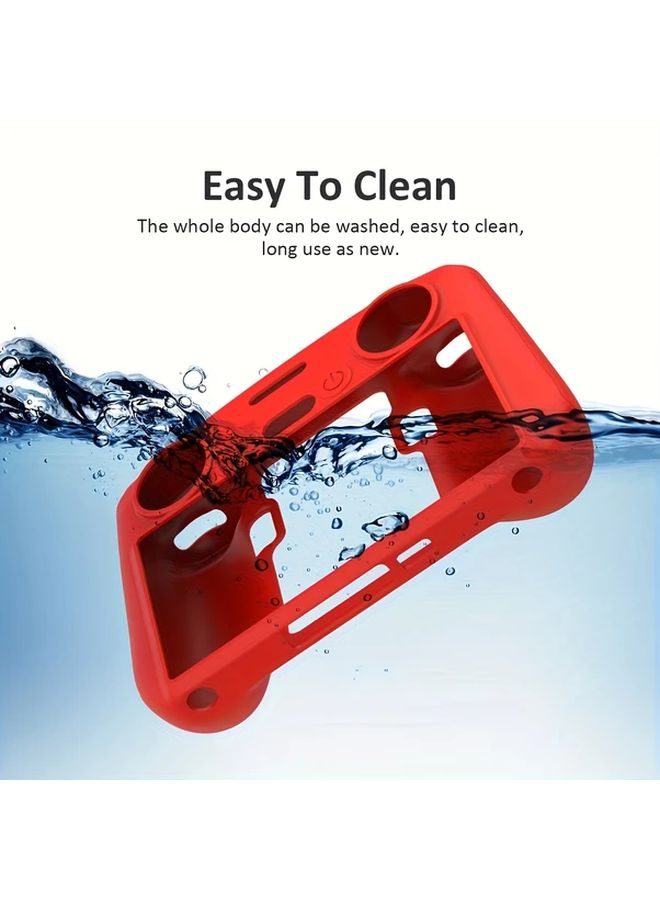 غطاء سيليكوني أحمر واقٍ لجهاز التحكم عن بُعد DJI Mini 3 Pro Mavic 3 3C Air 2S - Image 2