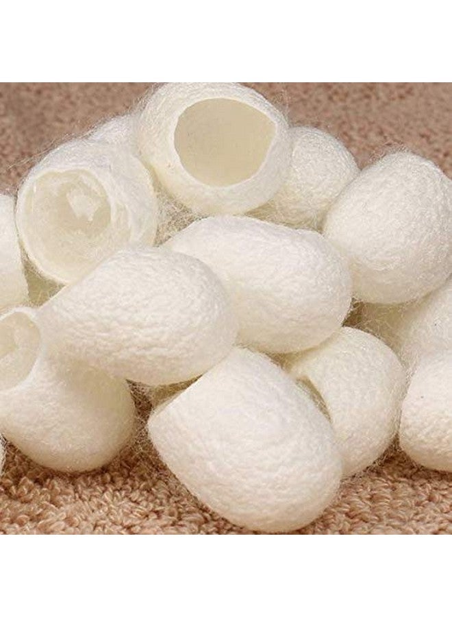WOIWO 30 Pcs Natural Silk Ball Cocoons Facial Cleanser Balls Remove Blackhead, Acne Scar Removal, Anti-Aging, Wrinkle Removal Beauty Scrub - Image 2