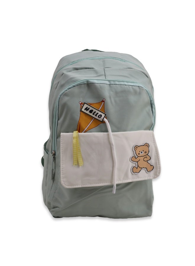 4-in-1 school bag set for girls with handbag, pencil case, and small wallet, suitable for middle school, high school, and university. - Image 3