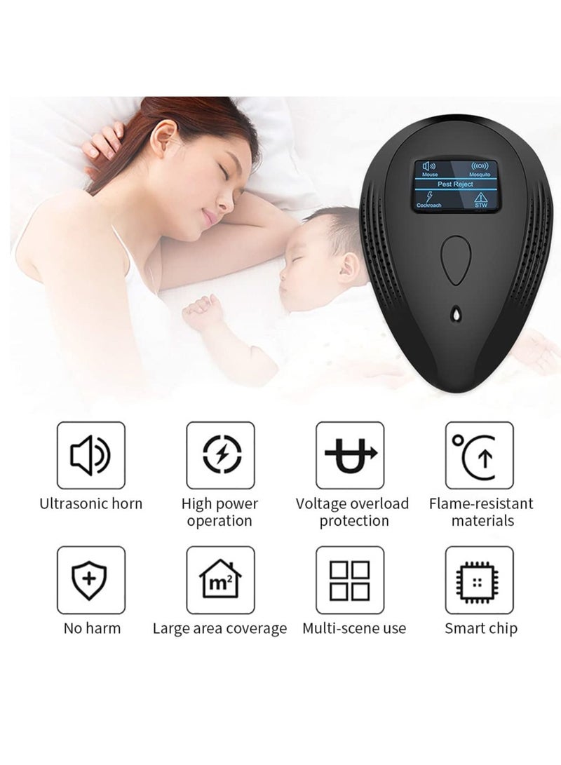 SYOSI Ultrasonic Pest Repellent, Mouse Rat Control Insect Rodent Repellent for Mosquitos Flies Wasp Ants Spiders Bed Bugs Fleas Roaches Rats Mice 2 Pack - Image 5