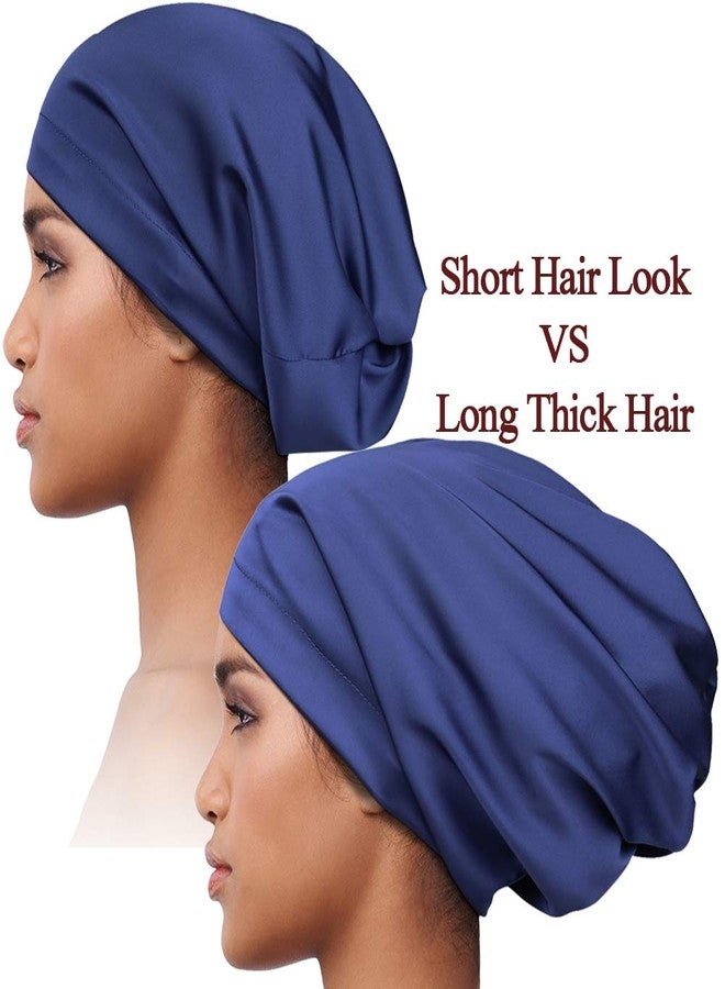 Alnorm Slap Silky Adjustable Cap Quality Beanie Hat Head Cover for Curly Hair Women - Image 3