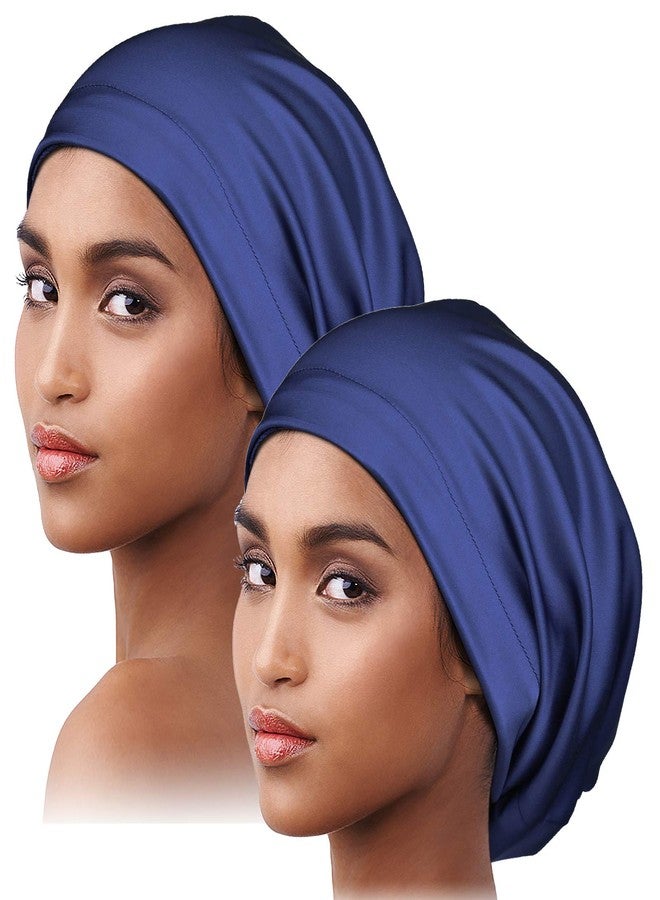 Alnorm Slap Silky Adjustable Cap Quality Beanie Hat Head Cover for Curly Hair Women - Image 1