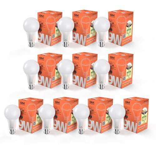 GM GEO 9 Watt LED Bulb | Excellent CRI | Zero Maintenance | High Durability | 85% Energy Saving | Surge Protection | Cool Day Light | Multiple Wattages | Eco-Friendly (10) - Image 1
