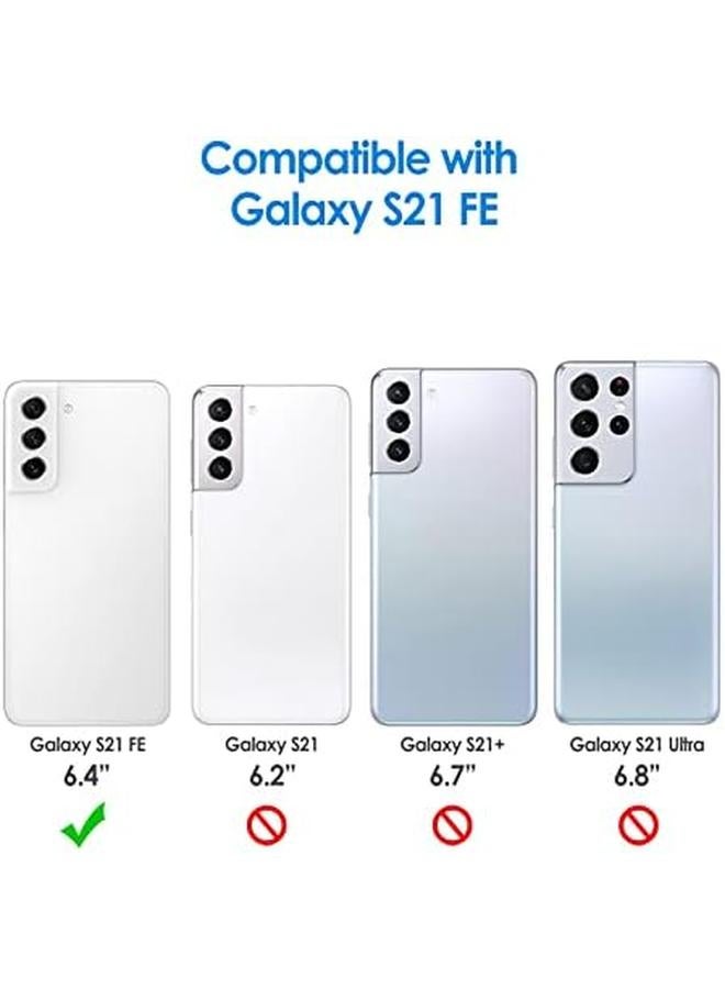 جي تيك جراب رفيع لهاتف Samsung Galaxy S21 Fe 5G مقاس 6.4 بوصة مع غطاء هاتف رفيع ممتص للصدمات وتصميم من ألياف الكربون باللون الأسود - Image 2