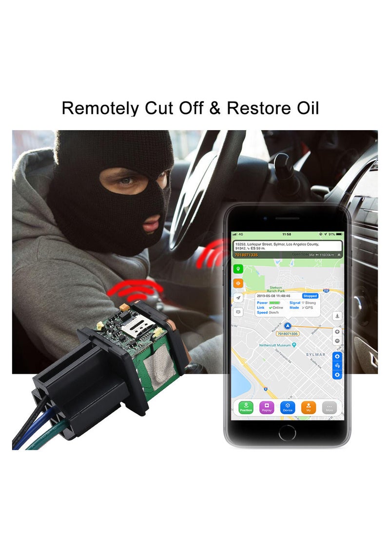 Generic Car GPS Tracker ST-907 Hide Design Relay Tracking Device With Remote Control  - Image 3