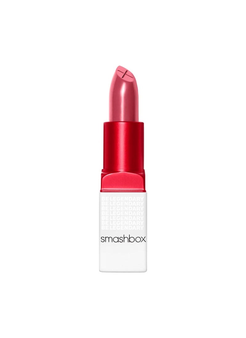 SmashBox Smashbox Be Legendary Prime & Plush Lipstick | Creamy, High-Pigment, Peptide + Moisture Infused lipstick with built in primer for smooth color, 0.14 Ounce, Stylist 