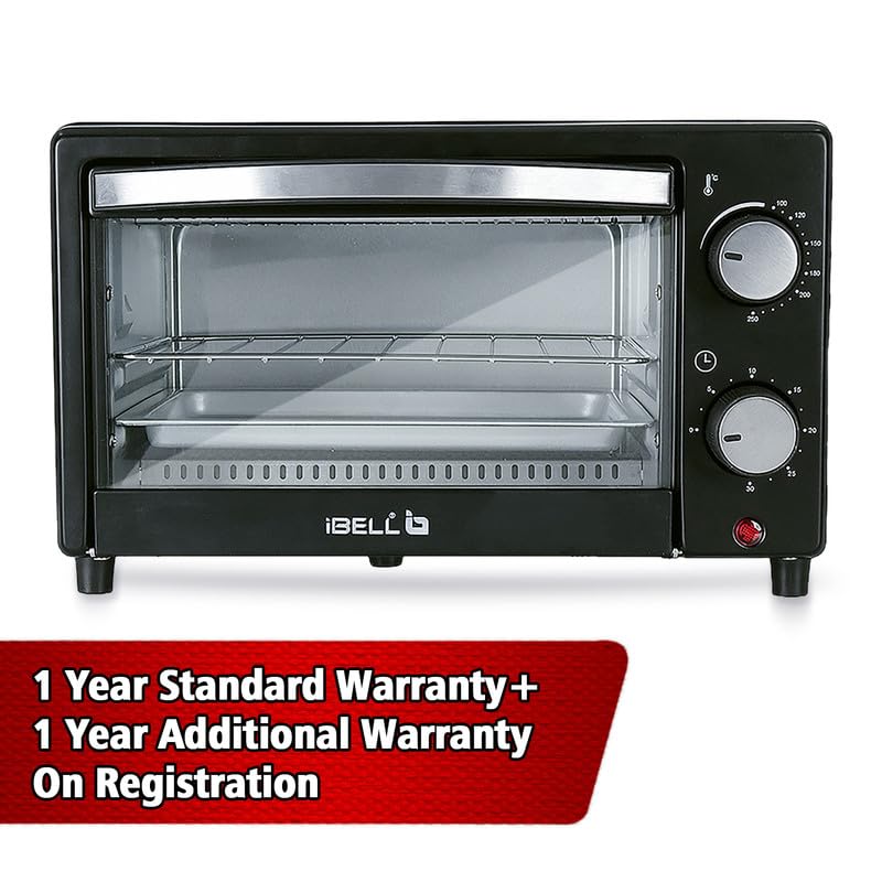 iBELL WAVE10 OTG Oven – 10L Compact Design, 1200W Power | Multi-Function Oven, Toaster & Griller with Adjustable Temperature and Timer Control - Image 2