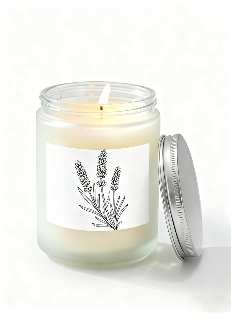 شموع معطرة برائحة اللافندر، 70 أونصة، تدوم 50 ساعة، مجموعة شموع للعلاج بالروائح، مجموعة هدايا شموع للنساء، مثالية لهدايا عيد الميلاد - Image 4