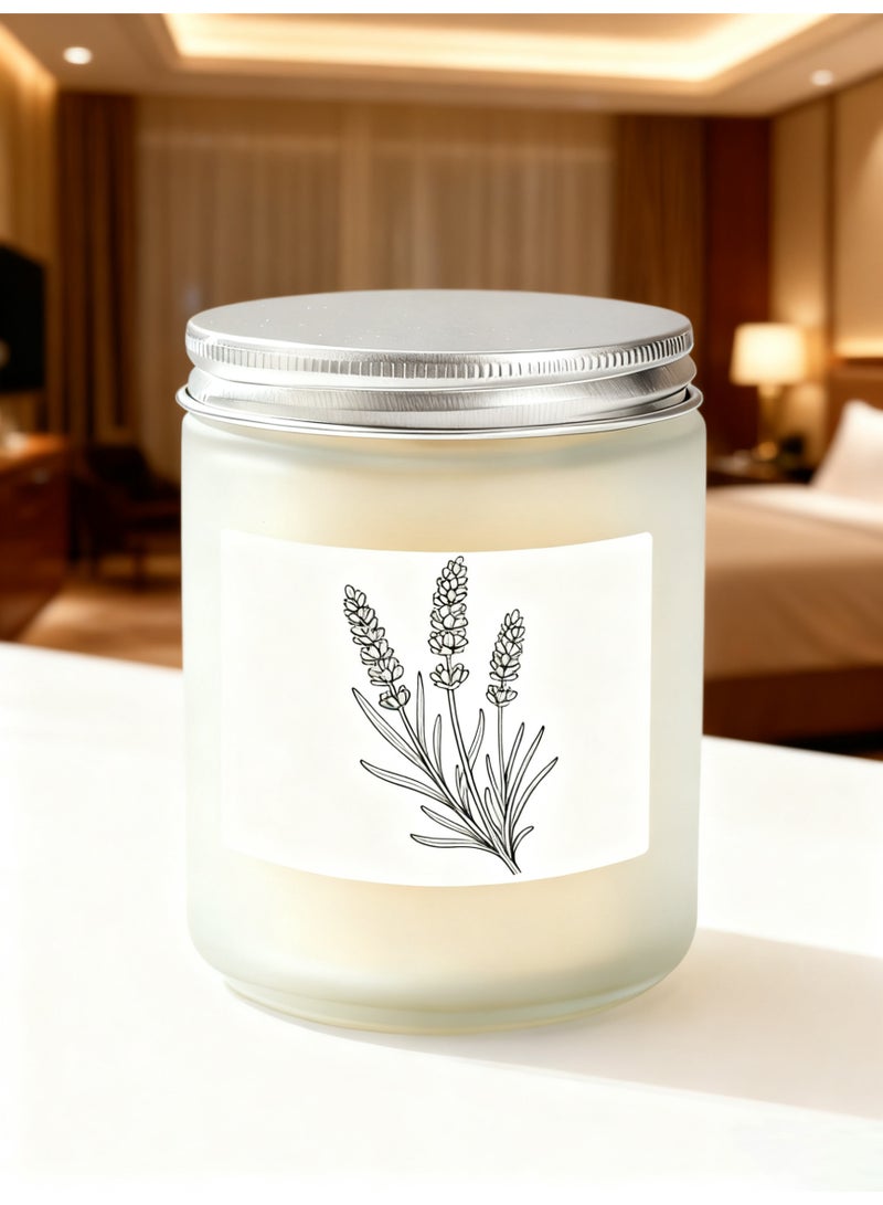 شموع معطرة برائحة اللافندر، 70 أونصة، تدوم 50 ساعة، مجموعة شموع للعلاج بالروائح، مجموعة هدايا شموع للنساء، مثالية لهدايا عيد الميلاد - Image 2