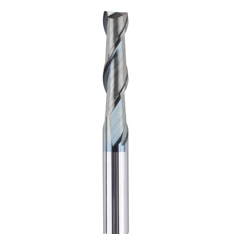 SpeTool أداة سبوتول 5 قطع قاطع نهاية كربيد ذو أنف مربع 2 شفرات 1/8 بوصة مع قضيب 1/8 بوصة أدوات ماكينة CNC، مطلي TiAlN - Image 3